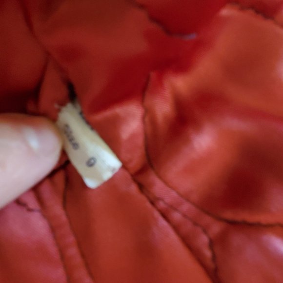 Vintage 1960's Canvas/Faux Fur Trimmed Hooded Mid Length Fit & Flare Coat XS/S - Picture 9 of 10